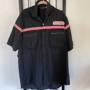 Vintage Men's Northwest Airlines (Defunct) Work Shirt Size M